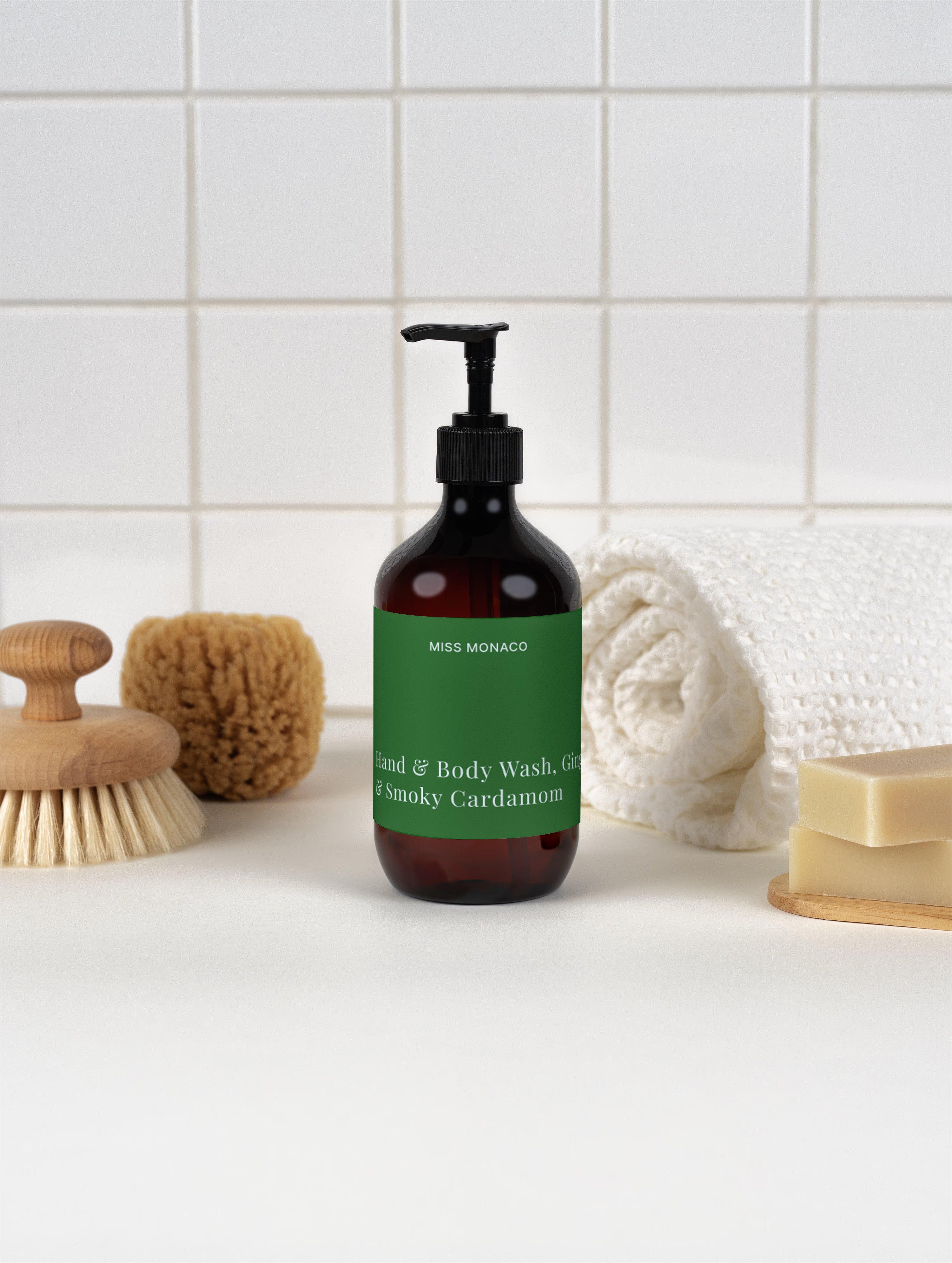 Hand & Body Wash, Ginger & Smoky Cardamom